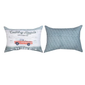Decorative Pillow 13x18 inch – Farmhouse Living Country Roads by Manual Woodworkers and Weavers - 1 of 3