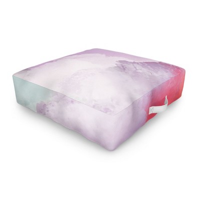 Emanuela Carratoni Abstract Colors 1 Outdoor Floor Cushion - Deny Designs