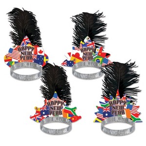 Beistle International Tiaras, (50/Pkg) Multicolored - 1 of 1