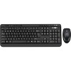 Adesso WKB-1320CB Antimicrobial Wireless Desktop Keyboard and Mouse - USB Membrane Wireless RF 2.40 GHz Keyboard - 104 Key - English (US) - Black - 4 of 4