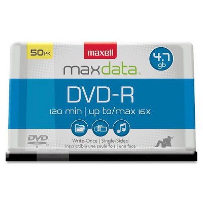 50pk dvd-r 4.7gb 16x spindle