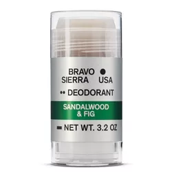 BRAVO SIERRA Aluminum-Free Sandalwood & Fig Natural Deodorant - 3.2oz