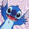 Disney Stitch Women 1pc Character Checkered Print Top T-shirts Tee - 4 of 4