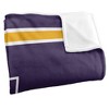 Lipscomb University Primary Logo Stripes Silky 50x60 Blanket, 1 Sided - 3 of 4