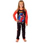 Miraculous: Tales of Ladybug & Cat Noir Girls' Character Footless Pajama Multicolored