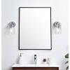 Elegant Lighting Mayson 1 light Chrome and Clear Bath Sconce - 3 of 4