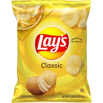 Lay's Classic Potato Chips - 2.88oz : Target