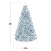 Best Choice Products Artificial Christmas Tree, Premium Unlit Pine Design, Dense Branches  w/Easy Assembly - Ice Blue - 2 of 4