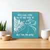 Slickblue Funny Road Quote Wood Sign – Rustic Humor Decor for Wall or Shelf – 7x7 Inches, 10 Color Options - 2 of 3