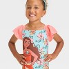 Toddler Girls' Moana One Piece Swimsuit - Green - 3 of 3