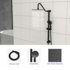 PAGED Round Shower Head with 10 Inch Overhead Shower and Hand Shower, Shower Heads for Bathroom - 3 of 4