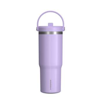 Hydrapeak Stainless Steel Bottle with Straw Lid & Silicone Boot 26oz Modern in Blue