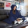 Women's Fuzzy Sweaters Cardigans, Wearable Hoodie Blanket Fleece Cape Wrap Shawls, Cozy Fluffy Lightweight, Gift Woman - Tirrinia - 4 of 4