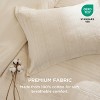 Cotton Duvet Cover Boho Textured Embroidery Jacquard Duvet Cover Set Soft and Breathable Bedding Set for All Seasons - 2 of 4