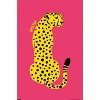 Trends International Reinders: Animals - Yellow Cat (Cheetah) Unframed Wall Poster Print Clear Push Pins Bundle 22.375" x 34" - 4 of 4