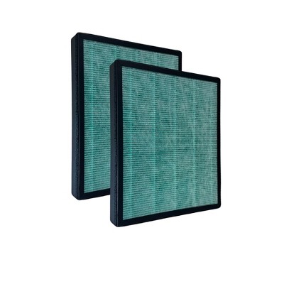 Nispira HBMAX300 True HEPA Carbon Filters Replacement Compatible with Coway Airmega Max2 300/300S Air Purifier, 2 Packs