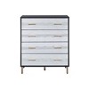 Bella Depot 4-Drawer Dresser with Black/Silver & Gold Finish - 2 of 4