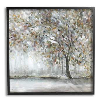 Stupell Industries Woodland Nature Tree Painting Framed Giclee Art