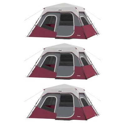 Core Instant Cabin Durable 11 X 9-foot 6-person Outdoor Camping Tent 