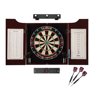 Viper League Sisal Dartboard Cabinet With Shadow Buster