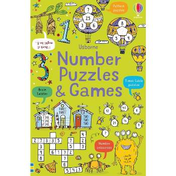 Number Puzzles and Games - (Puzzles, Crosswords and Wordsearches) by  Phillip Clarke (Paperback)