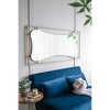 28x1.5x60inPoppy Mirror with Gold Metal Frame Contemporary Design Wall Decor for Bathroom, Entryway - 3 of 4