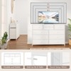 Dresser with 10 Fabric Drawers, Entertainment Center for 50 Inch Television, Media Console Table with Storage, Living Room Furniture - 3 of 4