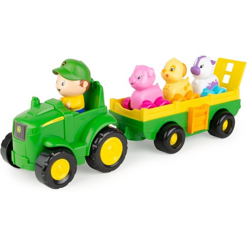 Farm tractor toy store with animals