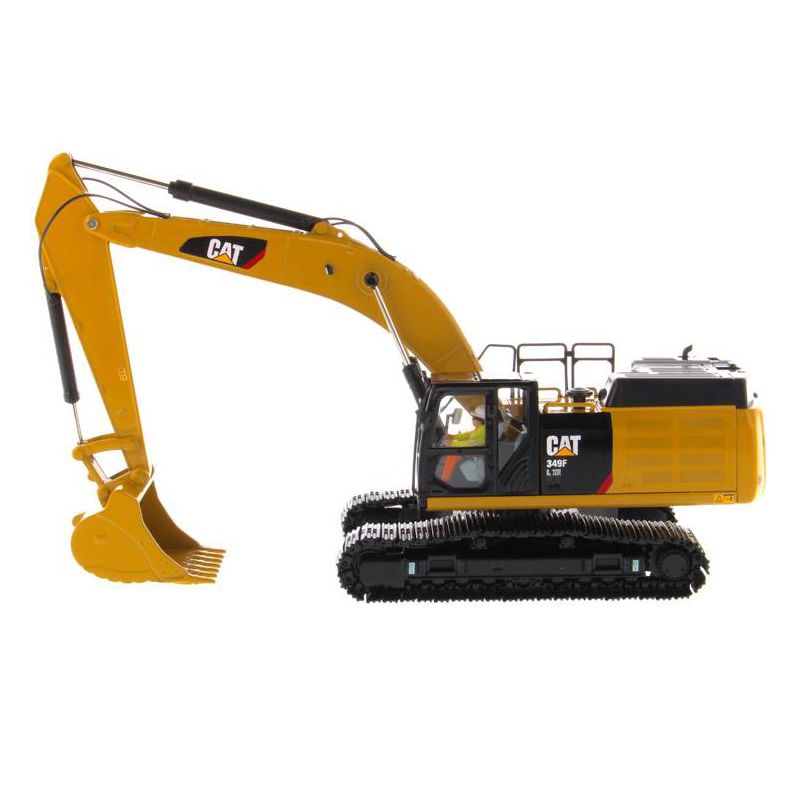 CAT Caterpillar 349F L XE Hydraulic Excavator with Operator "High Line" Series 1/50 Diecast Model by Diecast Masters, 2 of 5