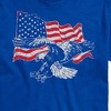Men's - Instant Message - Eagle American Flag Short Sleeve Graphic T-Shirt - 2 of 4