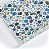 Ninola Design Watercolor Stains Blue Gold Acrylic Tray - Deny Designs - image 4 of 4