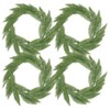 Saro Lifestyle Green Haven Fern Wreath (Set of 4), 16", Green - 3 of 4