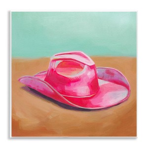 Stupell Industries Pink Cowgirl Hat, 12" x 12" - 1 of 4