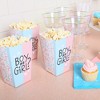 Big Dot of Happiness Baby Gender Reveal - Team Boy or Girl Party Favor Popcorn Treat Boxes - Set of 12 - 2 of 4
