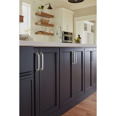 Satin Nickel 7-Inch Traditional Cabinet Bar Pull