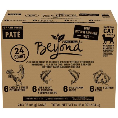 Purina Beyond Grain Free Pate Wet Cat Food Variety Pack - 3oz/24ct