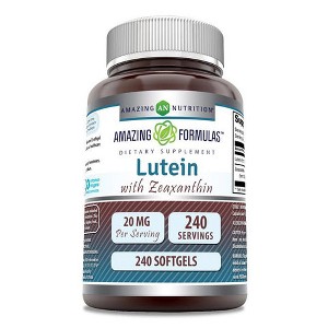 Amazing Formulas Lutein With Zeaxanthin 20 Mg 240 Softgels - 1 of 1