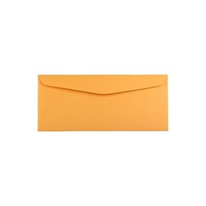 JAM Paper #14 Recycled Envelopes 5 x 11 1/2 Brown Kraft Manila 52692203682 - 1 of 2