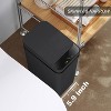 Aoibox Touchless Smart Trash Can with Motion Sensor - 2.5 Gallon Auto Open Lid Slim Plastic Garbage Bin for Bathroom Kitchen Office - 3 of 4