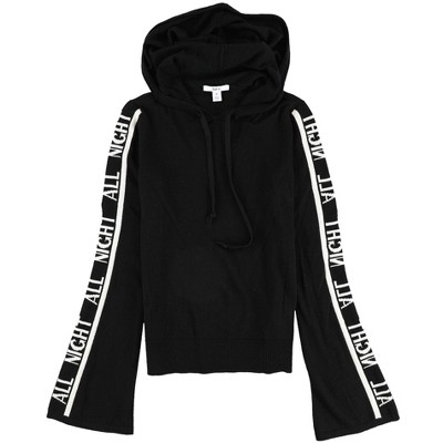 bar III Womens All Night Hoodie Pullover Sweater