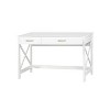 Saint Birch Alaska 47" Writing Desk with Two Drawers - 2 of 4
