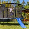 SpaceJump HoverBoard Foam Bounce Board Trampoline Attachment with Straps for Outdoor Trick Training and Jump Practice, Multicolor - 4 of 4
