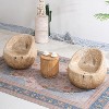 Moda Furnishings 3 - Piece Terrafab Patio Outdoor Conversation Set With Ice Bucket - 2 of 4