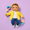 14" Raincoat Baby Doll Outfit - Gigglescape™ - 2 of 4