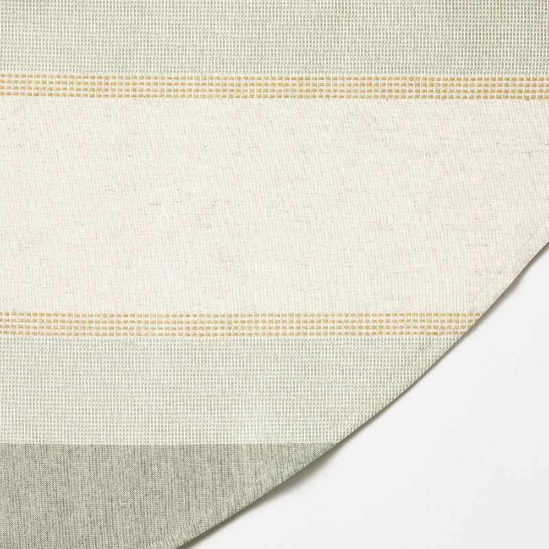 70&#34; Textured Stripe Tablecloth Green - Threshold&#8482; designed with Studio McGee, 4 of 5