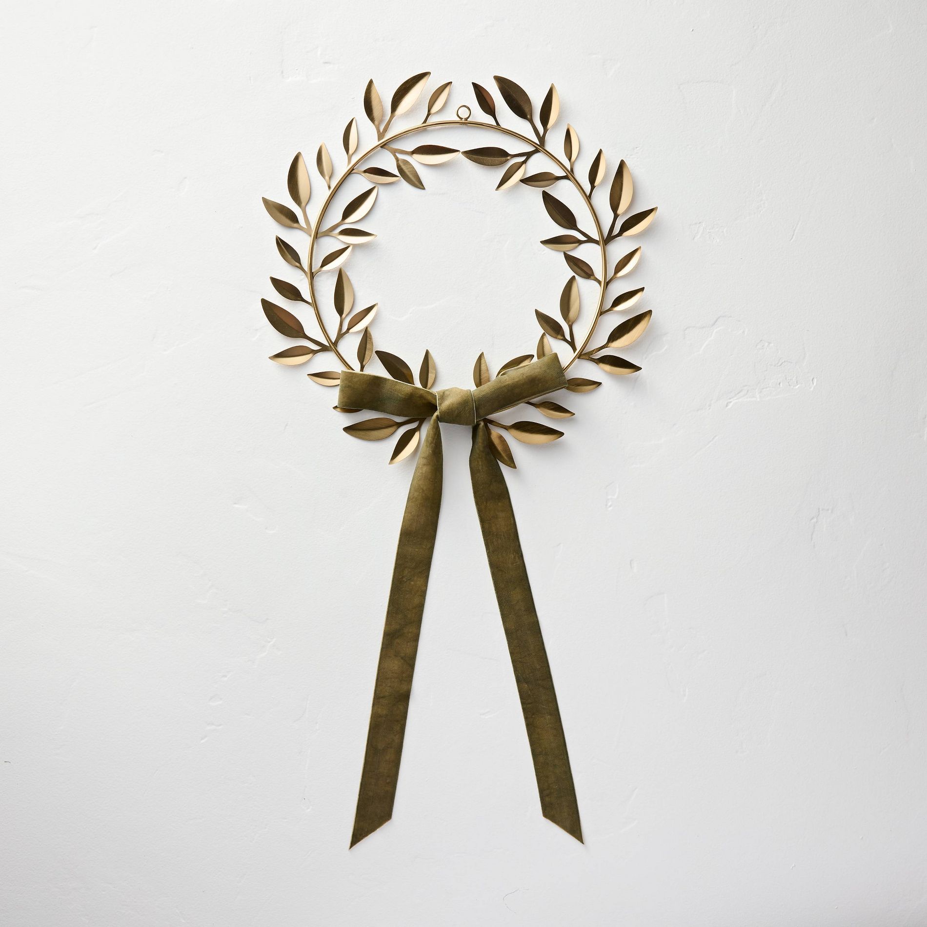 Brass Wreath with Bow - Hearth & Hand™ with Magnolia