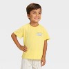 Grayson Mini Toddler Boys' French Terry T-Shirt and Shorts Set - Yellow - 3 of 4
