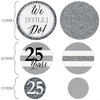 Big Dot of Happiness We Still Do - 25th Wedding Anniversary Giant Circle Confetti - Anniversary Party Decorations - Large Confetti 27 Count - 2 of 4