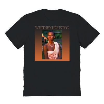 Whitney Houston Men's Whitney 1985 Short Sleeve Graphic Cotton T-Shirt
