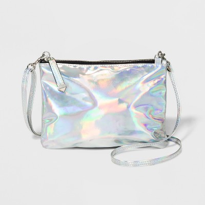 iridescent crossbody bag